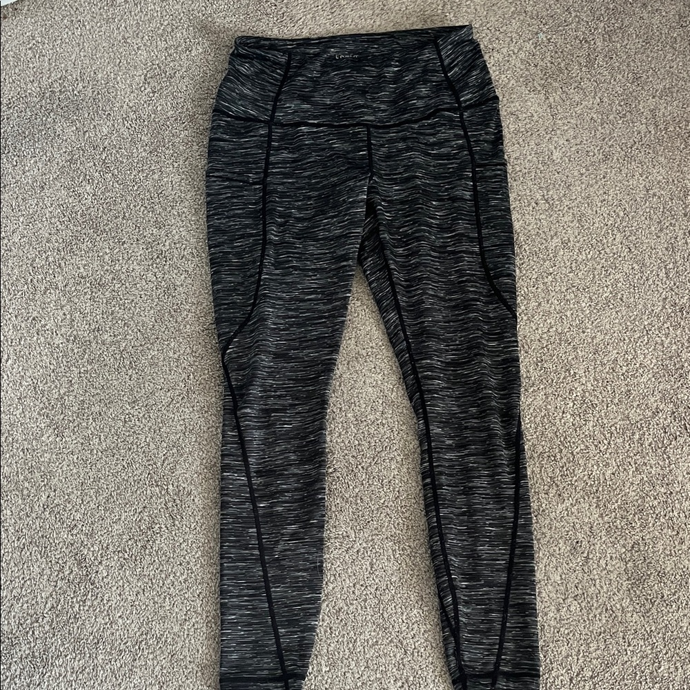 Tesla Black and Gray Patterned Fabric